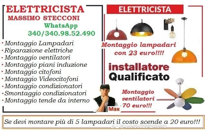 5218346  Elettricista lampadario Roma